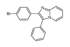 2-(4-Bromophenyl)-3-phenylimidazo[1,2-a]pyridine structure