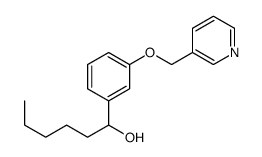 1-[3-(pyridin-3-ylmethoxy)phenyl]hexan-1-ol Structure