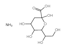 2-酮基-3-脱氧辛烷 铵盐结构式