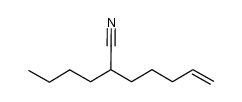 2-butylhept-6-enenitrile Structure