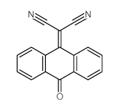 Propanedinitrile,2-(10-oxo-9(10H)-anthracenylidene)- structure