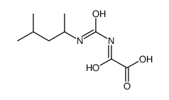 2-(4-methylpentan-2-ylcarbamoylamino)-2-oxoacetic acid Structure