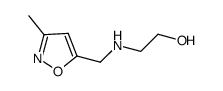 Ethanol, 2-[[(3-methyl-5-isoxazolyl)methyl]amino]- (9CI) structure