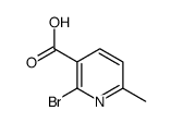 2-Bromo-6-Methylnicotinic acid结构式