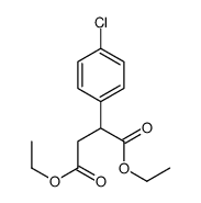 Butanedioic acid, (4-chlorophenyl)-, diethyl ester结构式