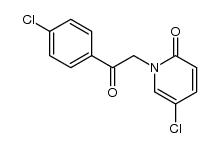 5-chloro-1-(2-(4-chlorophenyl)-2-oxoethyl)pyridin-2(1H)-one Structure