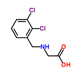 N-(2,3-Dichlorobenzyl)glycine Structure