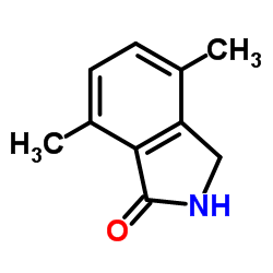 4,7-二甲基-2,3-二氢-异吲哚-1-酮结构式