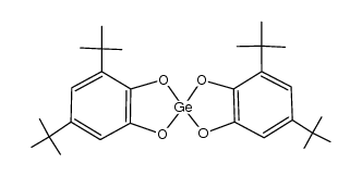 germanium(II) bis(3,5-di-tert-butyl-1,2-semiquinonate) Structure