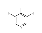 3,4,5-triiodopyridine Structure