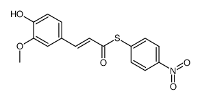 -3 thiopropene-2 oate de S-paranitrophenyle结构式