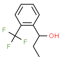 (S)-1-(2-(trifluoromethyl)phenyl)propanol structure