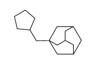 1-(cyclopentylmethyl)adamantane结构式