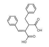 (+/-)-benzyl-((E)-benzylidene)-succinic acid Structure