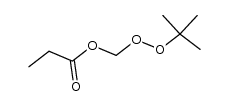 tert-butylperoxymethyl propionate结构式