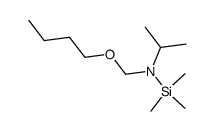 N-(butoxymethyl)-N-isopropyl-1,1,1-trimethylsilanamine Structure