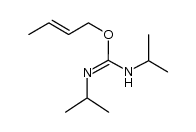 O-((E)-2-buten-1-yl)-N,N'-diisopropyl isourea Structure