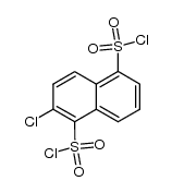 2-chloro-naphthalene-1,5-disulfonyl chloride Structure