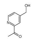1-[4-(hydroxymethyl)pyridin-2-yl]ethanone结构式