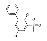 2,5-dichloro-1-methylsulfonyl-3-phenylbenzene Structure