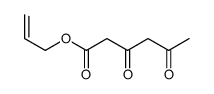 prop-2-enyl 3,5-dioxohexanoate结构式