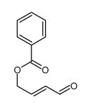 4-oxobut-2-enyl benzoate结构式