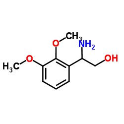 2-Amino-2-(2,3-dimethoxyphenyl)ethanol Structure