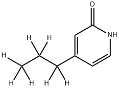 2-Hydroxy-4-(n-propyl-d7)-pyridine结构式