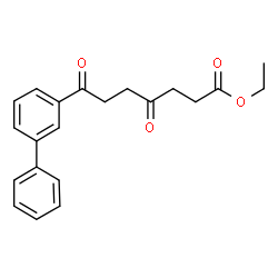 ETHYL7-(BIPHENYL-3-YL)-4,7-DIOXOHEPTANOATE结构式