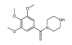 piperazin-1-yl-(3,4,5-trimethoxyphenyl)methanethione结构式