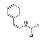 dichloromethyl(2-phenylethenyl)silane Structure