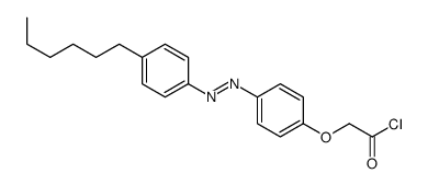 2-[4-[(4-hexylphenyl)diazenyl]phenoxy]acetyl chloride Structure