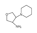 trans-4-(1-piperidinyl)tetrahydro-3-furanamine(SALTDATA: FREE)结构式