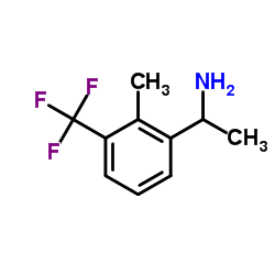 (R)-1-(2-甲基-3-(三氟甲基)苯基)乙胺结构式