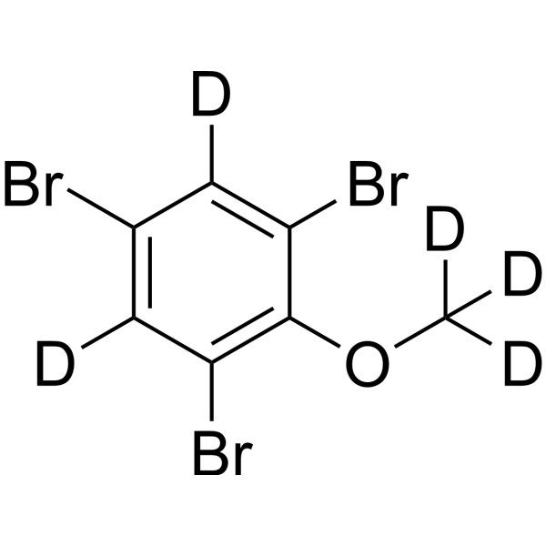 2,4,6-Tribromoanisole-d5 Structure