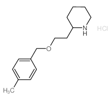 2-{2-[(4-Methylbenzyl)oxy]ethyl}piperidine hydrochloride结构式