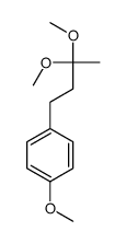 1-(3,3-dimethoxybutyl)-4-methoxybenzene结构式