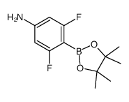 3,5-二氟-4-(4,4,5,5-四甲基-1,3,2-二噁硼烷-2-基)苯胺图片