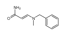 (E)-3-(N-benzyl-N-methylamino)acrylamide Structure