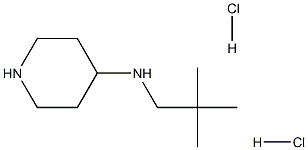 N-Neopentylpiperidine-4-amine dihydrochloride结构式