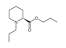 propyl (1-propylpiperidine)-2-carboxylate Structure
