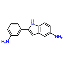 2-(3-Aminophenyl)-1H-indol-5-amine结构式