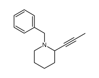 1-(1-benzylpiperidin-2-yl)prop-1-yne结构式