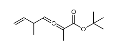 tert-butyl 2,5-dimethylhepta-2,3,6-trienoate Structure