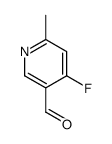 4-fluoro-6-methylpyridine-3-carbaldehyde结构式