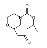 (R)-TERT-BUTYL 2-(2-OXOETHYL)MORPHOLINE-4-CARBOXYLATE picture