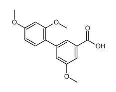 3-(2,4-dimethoxyphenyl)-5-methoxybenzoic acid Structure