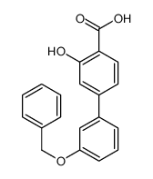 2-hydroxy-4-(3-phenylmethoxyphenyl)benzoic acid Structure