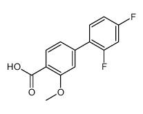 4-(2,4-difluorophenyl)-2-methoxybenzoic acid结构式