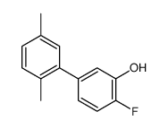 5-(2,5-dimethylphenyl)-2-fluorophenol结构式